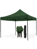 Partytent – 3x3 m – Easy-Up – Donkergroen