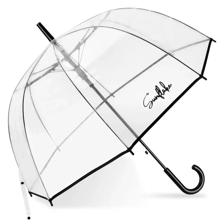 Doorzichtige Koepelparaplu