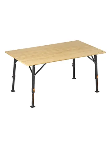 Campout Campingtafel - 120x70x70cm - Bamboe