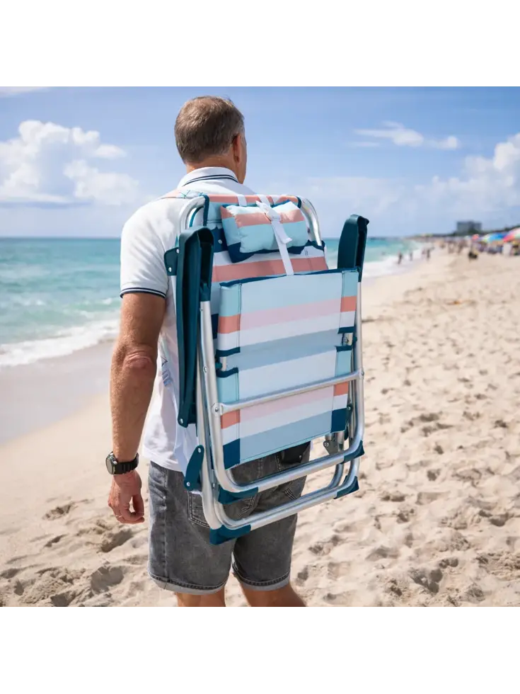 Strandset 3-Delig – stoel + ligbed + Koeltas