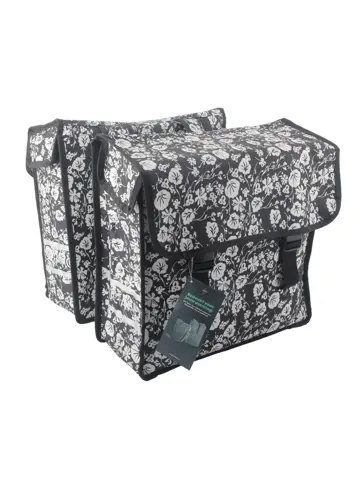 Voltano Dubbele Fietstas Floral Elegance