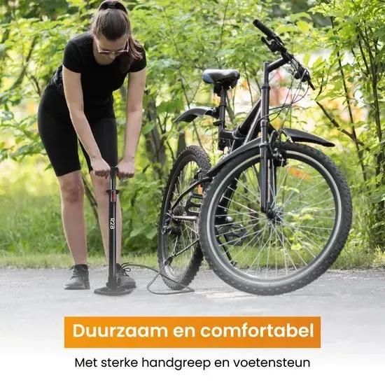 Staande Fietspomp - Vloerpomp - Bandenpomp