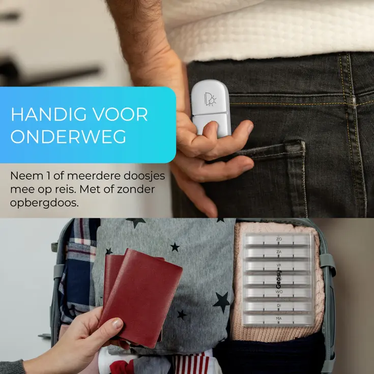 GEASY Pillendoos 7 Dagen – 4 Vakken