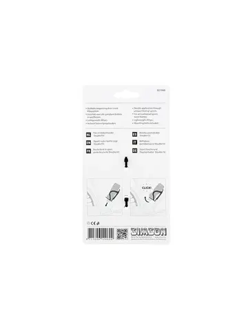 Simson bidonhouder DoubleFit zwart