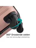 Reiskoffer S ABS 39L met TSA-slot en 360° wielen
