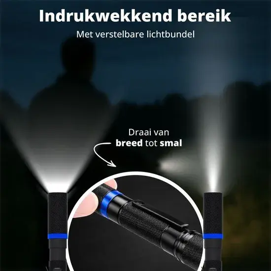 Pen zaklamp premium 2-pack