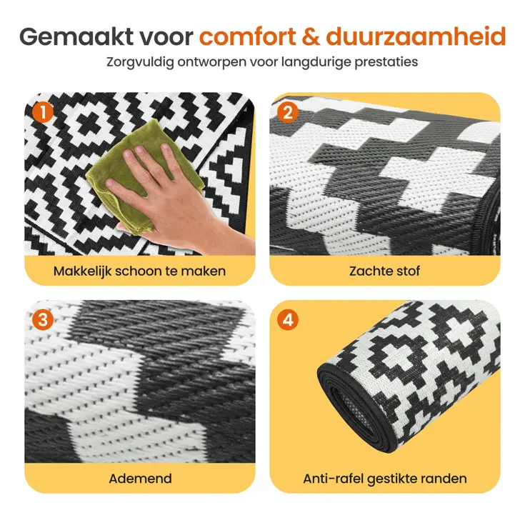 Buitenkleed - 183x290cm - Incl. Draagtas