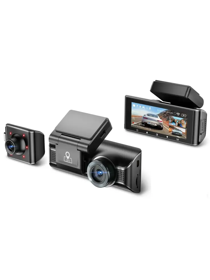 M770 Pro 3CH 4K Wifi GPS 64gb dashcam