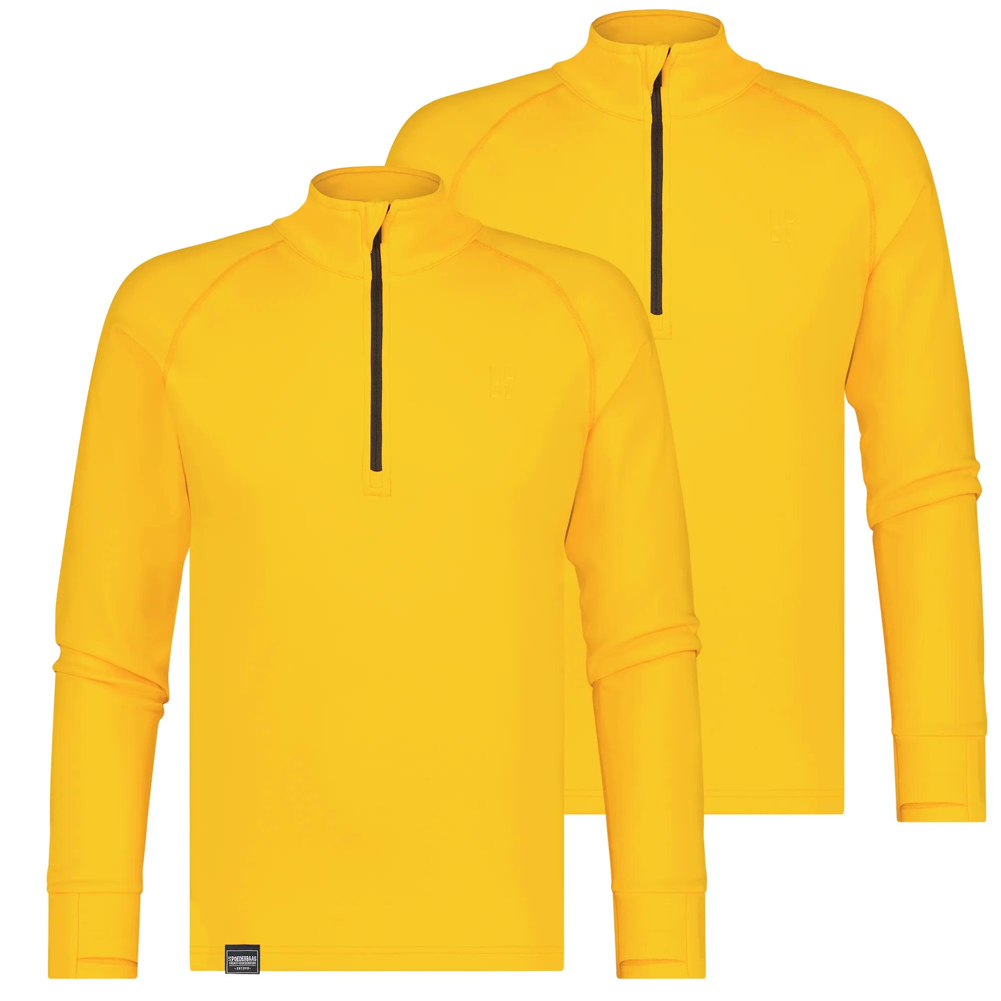Poederbaas  Arctic Skipully Heren   2 Pack  Geel