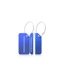 Aluminium Bagagelabel – 2 stuks – Blauw