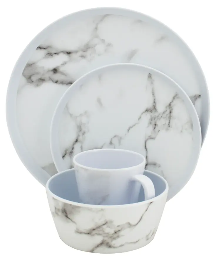 Eurotrail Serviesset Marmerlook 16-delig