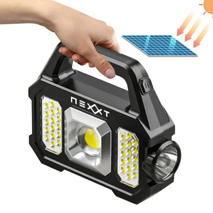Solar oplaadbare zaklamp