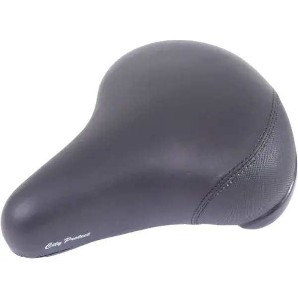 Edge Fietszadel Stad Protect - Zwart