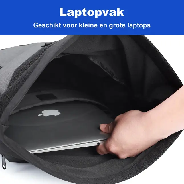 Brisby 40-52L 3-in-1 rolltop fietstassen