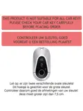 TPU Sleutelhoesje voor Mercedes clear 25