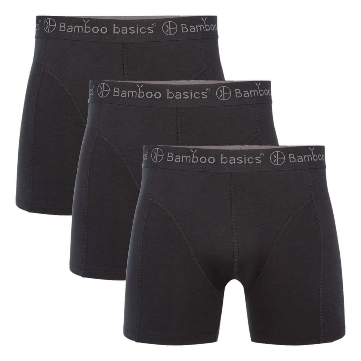 Bamboo Basics  RICO  Boxershorts 3-pack heren  XXL  Zwart