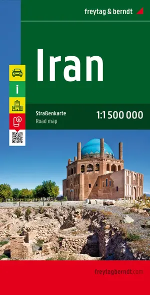 Wegenkaart Iran