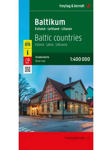 Wegenkaart Estland - Letland - Litouwen