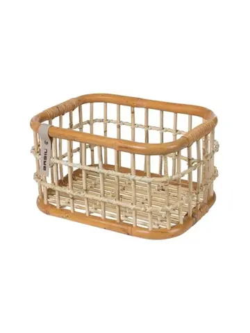 Basil Rotan Fietsmand Groen Life - Medium