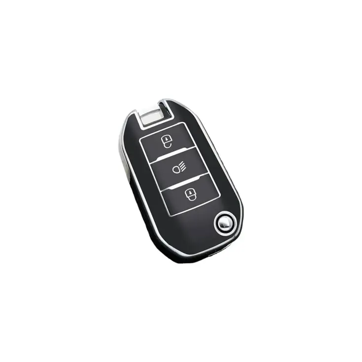 TPU Sleutelhoesje voor Opel zwart A3B