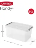 Curver Handy+ Opbergbox - 50L - 3 stuks