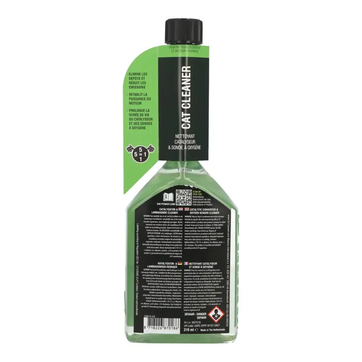Katalysatorreiniger 310ml voor motorprestaties