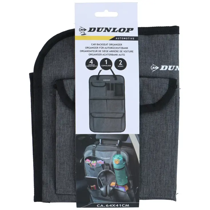 Achterbank organizer voor auto's grijs