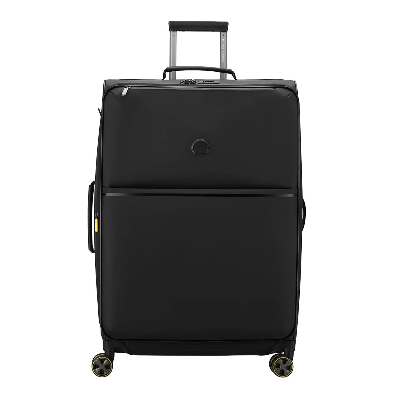 Delsey  soft trolley l expandable Zwart  Zwart main product image