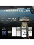 F77 V2 4K Touch Wifi GPS 2CH 256gb dashcam