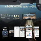 Redtiger F77 V2 4K Touch Wifi GPS 2CH 256gb