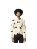 Square Fietsshirt Lange Mouwen Performance Heren