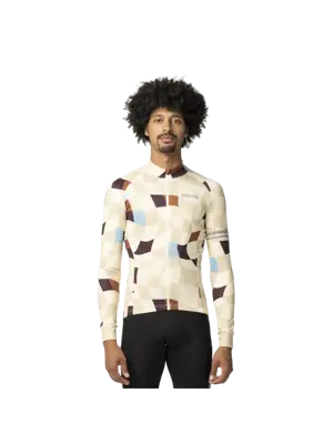 Square Fietsshirt Lange Mouwen Performance Heren