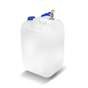 Water jerrycan 20L met metalen tapkraan bovenop