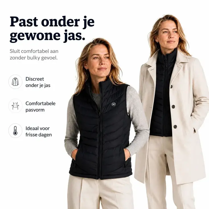 Infrarood Verwarmde Bodywarmer - Vrouwen