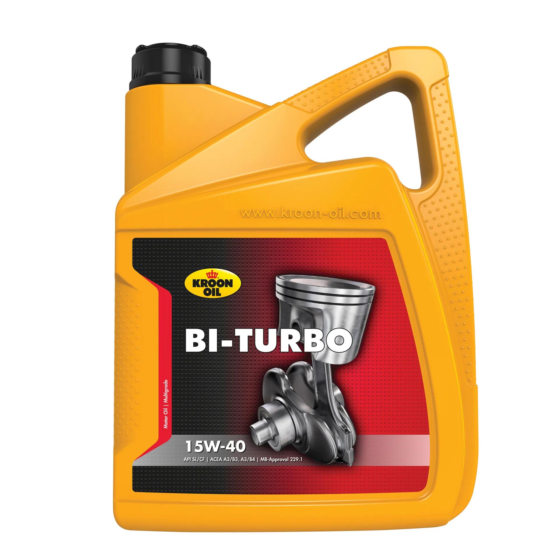 Kroon-oil  motorolie Bi-Turbo 15W-40 5 Liter  Geel main product image