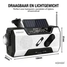 Noodradio® Solar Opwindbaar Met Batterijen