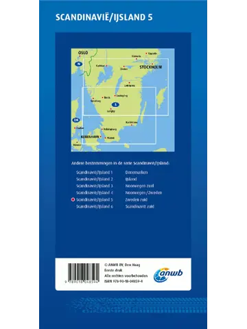 ANWB Wegenkaart Zweden-Zuid