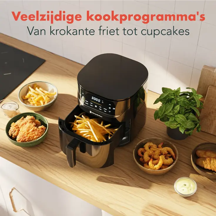 Airfryer – 5L – 1500W – Zwart
