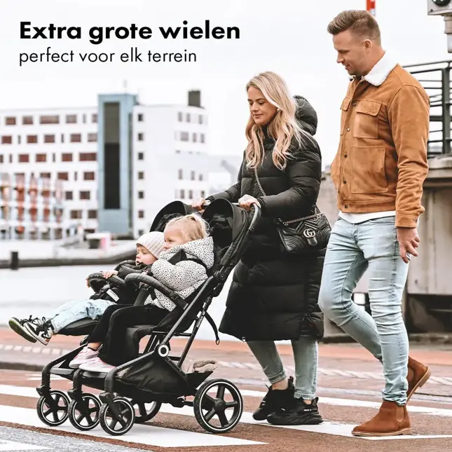 Luxe XP Twin Buggy XL - Dubbele buggy - Compact