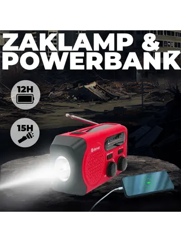 SCR2010 FM Noodradio 2000mAh Powerbank