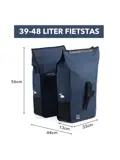 Fietstas Rolltop - Dubbel - Waterdicht
