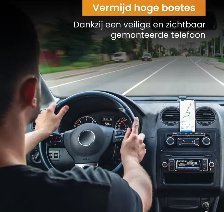 Telefoonhouder Auto Magneet 360˚C Rotatie