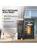 Elektrische Kachel Elite- 2000W - Ventilatorkachel
