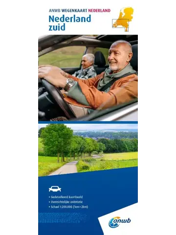  ANWB wegenkaart Nederland - Zuid