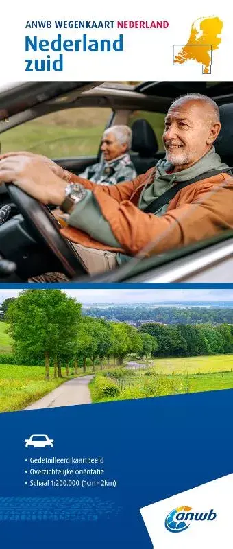  ANWB wegenkaart Nederland - Zuid