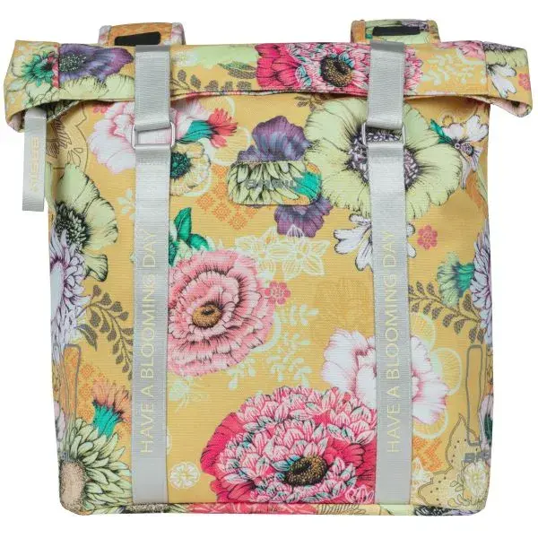 Basil Dubbele Fietstas Bloom Field 35 Liter