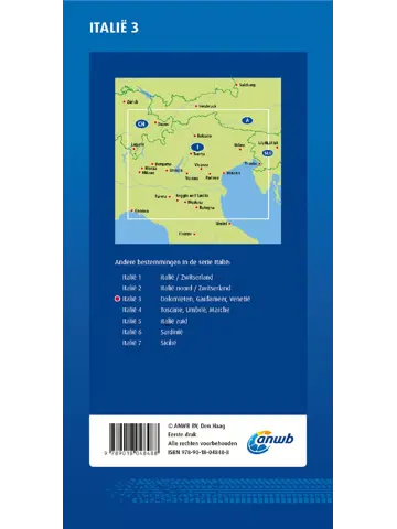 ANWB Wegenkaart Dolomieten, Gardameer, Venetie