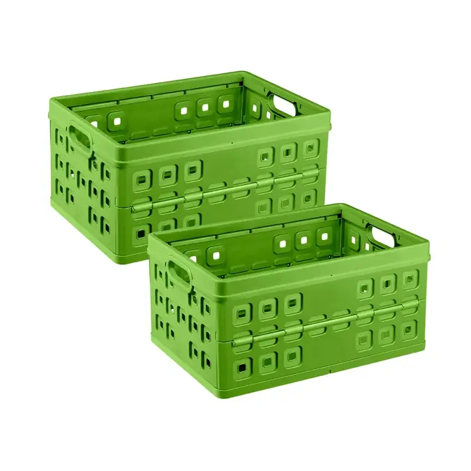 Square - Vouwkrat - 46L groen - 2-delig