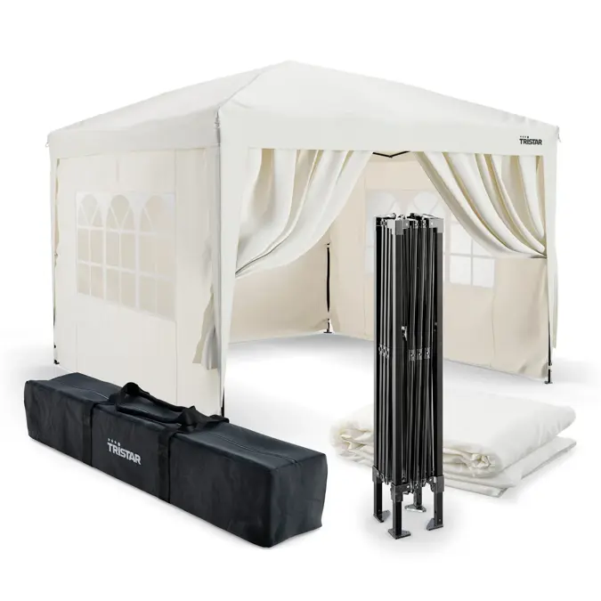 Tristar 3x3m Partytent – easy-up - zijwanden