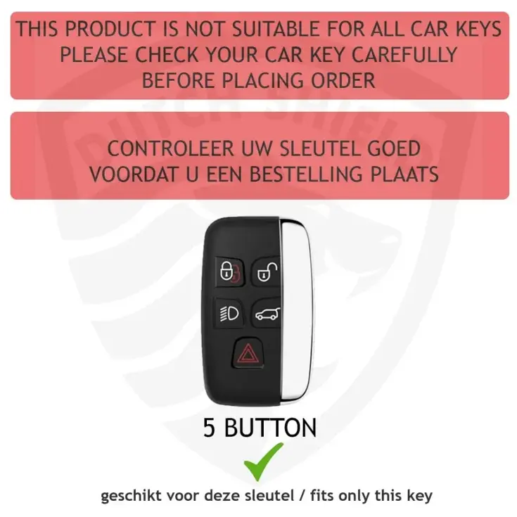 TPU Sleutelhoesje voor Jaguar zwart A5